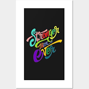 stronger than ever design for strong people. Posters and Art